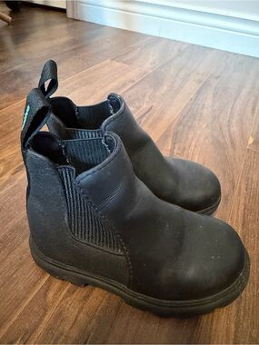 Native Shoes Black Chelsea Rain Boots Waterproof Ankle Boots